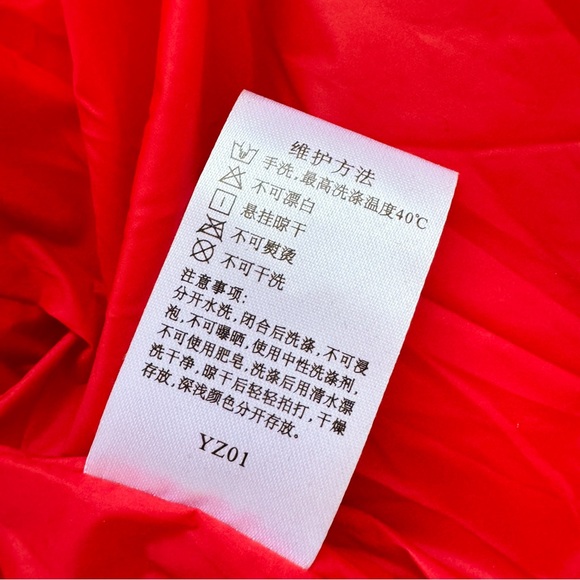 SOLD ✅ China Official Olympic Team Heavy Winter Parka Men’s XL Red - Picture 15 of 15